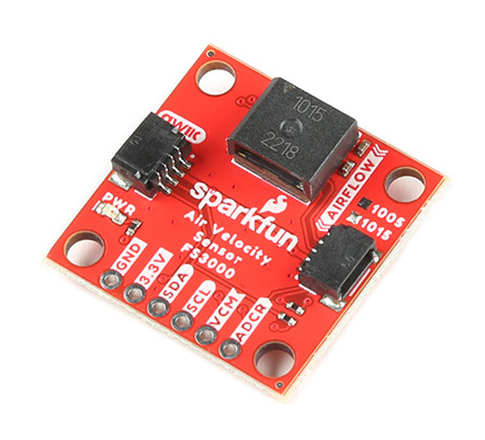 Air Velocity Sensor Breakout - czujnik przepływu powietrza - FS3000-1015 - Qwiic - SparkFun SEN-18768