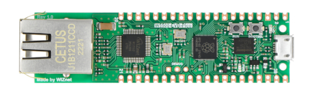 W5500-EVB-PICO - płytka z mikrokontrolerem RP2040 i Ethernet - WIZnet