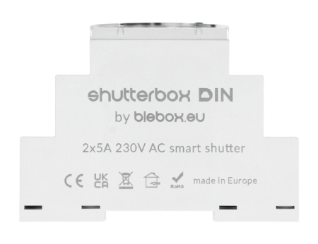 Sterownik rolet BleBox ShutterBox DIN
