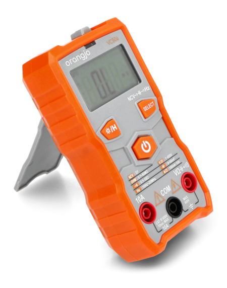Miernik uniwersalny z autozakresem i NCV - Orangjo VC506