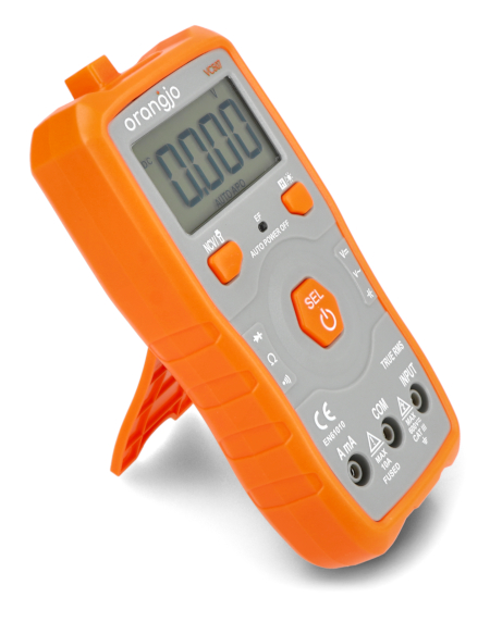 Miernik uniwersalny z autozakresem i NCV - Orangjo VC507