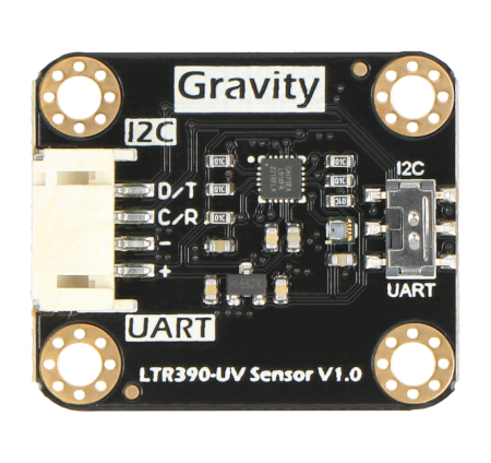 Gravity - czujnik światła ultrafioletowego UV - LTR390-UV-01 - I2C / UART - DFRobot SEN0540