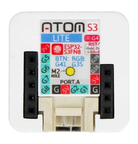 Moduł deweloperski AtomS3 Lite Dev Kit - M5Stack C124