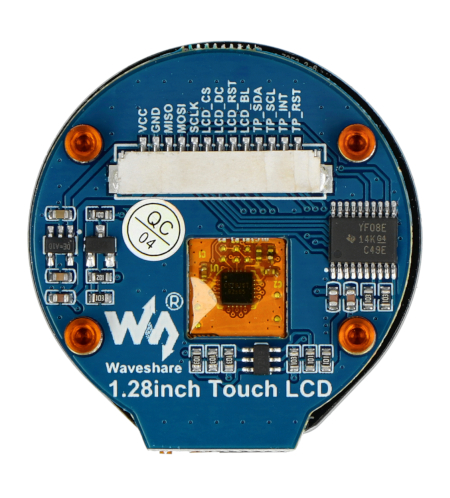 Wyświetlacz dotykowy LCD IPS 1,28'' 240 x 240 px - okrągły - Waveshare 24155