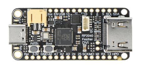 Feather RP2040 - płytka z mikrokontrolerem RP2040 i portem DVI - Adafruit 5710.
