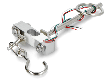 Belka tensometryczna 10 kg - czujnik nacisku z hakiem i drążkiem - HX711 - SparkFun SEN-21669