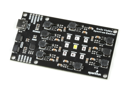 Qwiic Visible Spectrum Emitter - emiter widma światła widzialnego - 455-720 nm - SparkFun SPX-21316