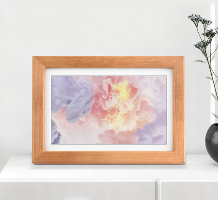 PhotoPainter - wyświetlacz e-paper - 7,3'' 800 x 480 px - ACeP - 7-kolorowy - z ramką z litego drewna - Waveshare 24708