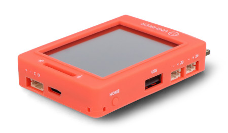 Obudowa silikonowa do minikomputera jednopłytkowego UNIHIKER - czerwona - DFRobot FIT0936
