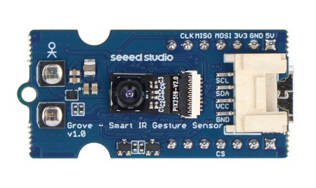 Grove - Smart IR Gesture Sensor - czujnik gestów z kamerą IR PAG7646J1 - Seeedstudio 101991067