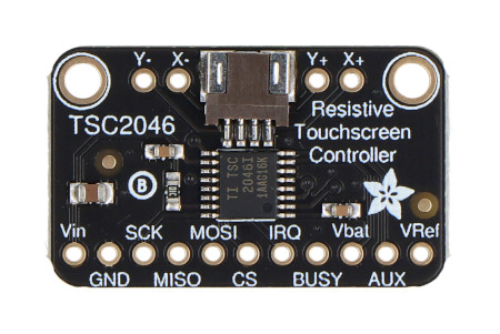 Kontroler rezystancyjnych ekranów dotykowych - TSC2046 - SPI - Adafruit 5767