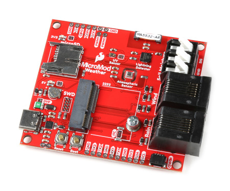 Płytka pogodowa SparkFun MicroMod Weather bez czujnika UV