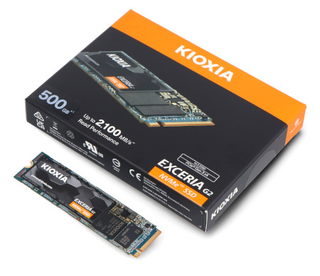 Dysk wewnętrzny SSD - NVMe M.2 2280 - 500 GB - Kioxia Exceria G2