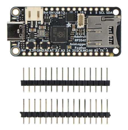 Feather RP2040 Adalogger - 8 MB Flash - moduł z czytnikiem microSD - STEMMA QT / Qwiic - Adafruit 5980