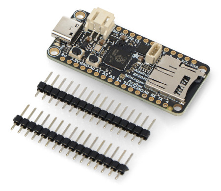 Feather RP2040 Adalogger - 8 MB Flash - moduł z czytnikiem microSD - STEMMA QT / Qwiic - Adafruit 5980