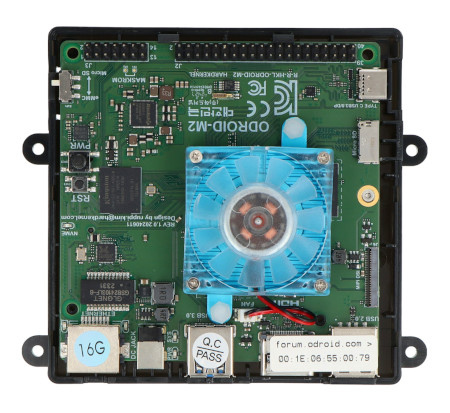 Odroid M2 - minikomputer z procesorem Rockchip RK3588S2 + 16 GB RAM