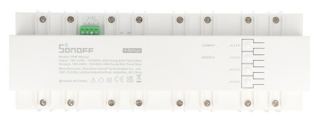 Sonoff SPM-4Relay - 4-kanałowy inteligentny moduł przekaźnikowy 20 A - WiFi - aplikacja Android / iOS
