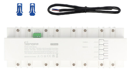 Sonoff SPM-4Relay - 4-kanałowy inteligentny moduł przekaźnikowy 20 A - WiFi - aplikacja Android / iOS