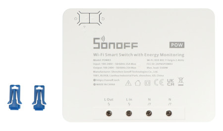 Sonoff POWR3 - inteligentny przełącznik z funkcją pomiaru prądu WiFi - aplikacja Android / iOS 