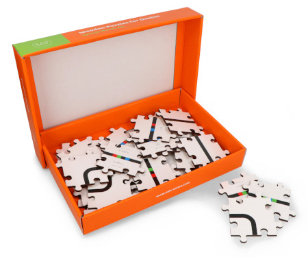 Drewniane puzzle do robota Ozobot - Special Moves Set