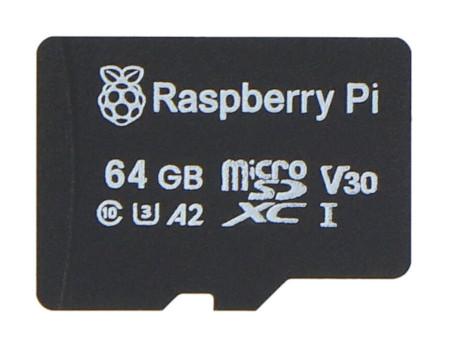 Karta pamięci Raspberry Pi microSD 64 GB Klasa A2