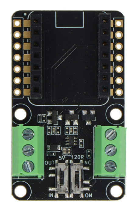 Konwerter UART - RS485 TP8485E - 5 V / 12 V - nakładka do Seed Xiao i QT Py - Seeedstudio 113991354
