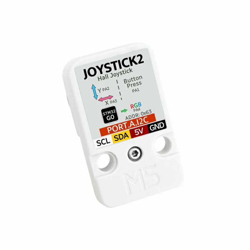 JoyStick2 Unit - joystick z przyciskiem - moduł rozszerzeń Unit - M5Stack U024-V2