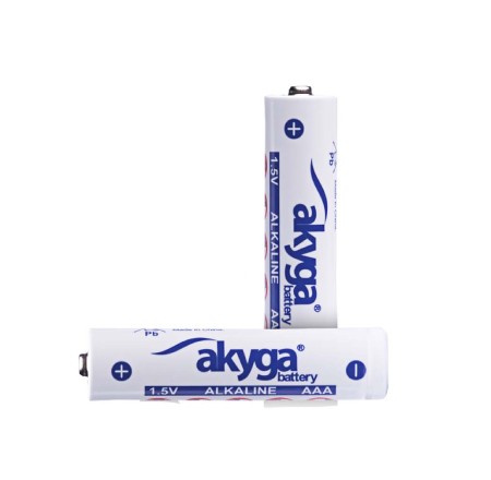 Bateria AAA (LR03) alkaliczna Zn-MnO2 - 1,5 V / 1300 mAh - Akyga AKY1970 - kartonik - 10 szt.