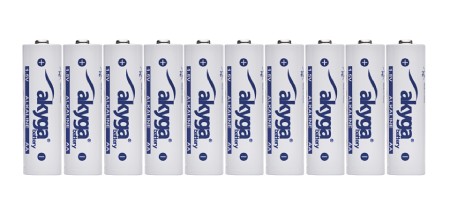 Bateria AA (LR6) alkaliczna Zn-MnO2 - 1,5 V / 3050 mAh - Akyga AKY2067 - kartonik - 10 szt.