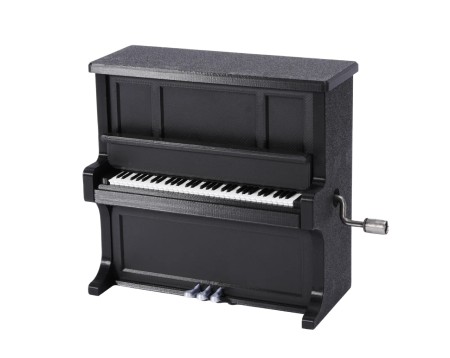 Piano Music Box Hand Winding Kit K015 to kompletny zestaw mechanicznych elementów umożliwiających samodzielny montaż ręcznie