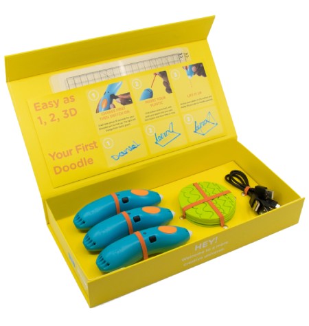 3Doodler EDU Start+ Learning Pack - zestaw edukacyjny - 6 długopisów 3D z akcesoriami