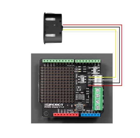 Ultradźwiękowy czujnik odległości 3 - 500 cm - RS4585 - wodoodporny - DFRobot SEN0592