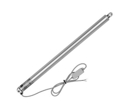 Siłownik tubowy TLA-1 500 N 7 mm/s 12 V z wyłącznikiem przeciążeniowym - wysuw 30 cm
