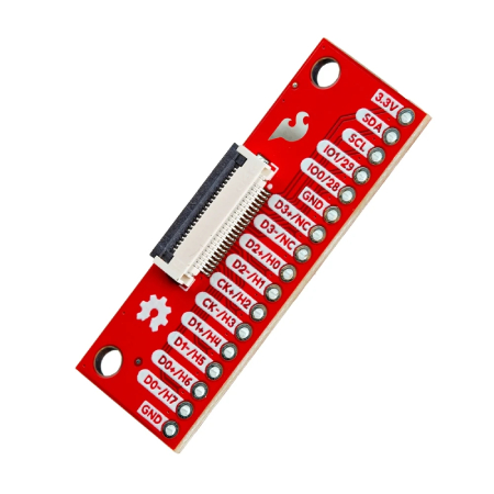 Adapter HSTX 22-pin raster 2,54 mm do Raspberry Pi 5 / IoT RedBoard RP2350 - SparkFun BOB-28467