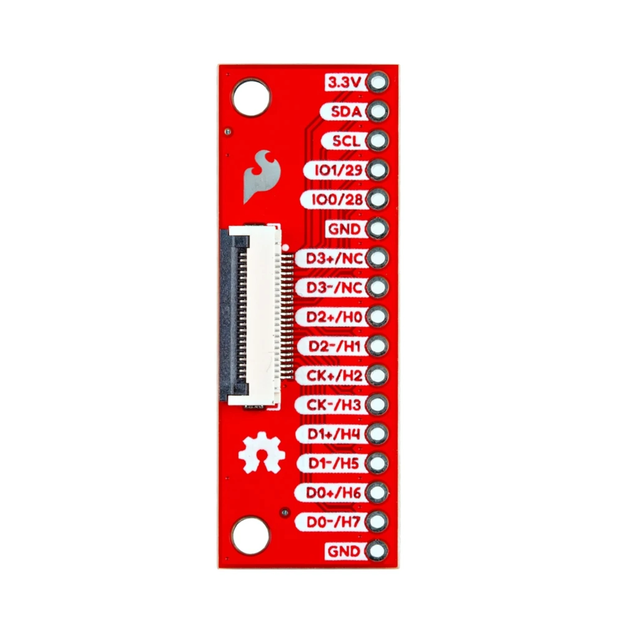 Adapter HSTX 22-pin raster 2,54 mm do Raspberry Pi 5 / IoT RedBoard RP2350 - SparkFun BOB-28467