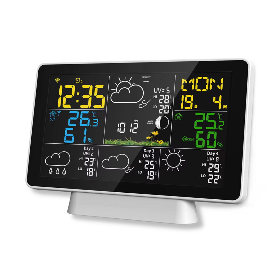 TOM Tuya - stacja pogodowa z zewnętrznym czujnikiem temperatury