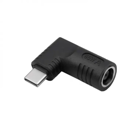 Adapter DC 7,9 / 5,5 mm + pin na USB typu C - gniazdo do zasilacza uniwersalnego - Akyga AK-ND-D01