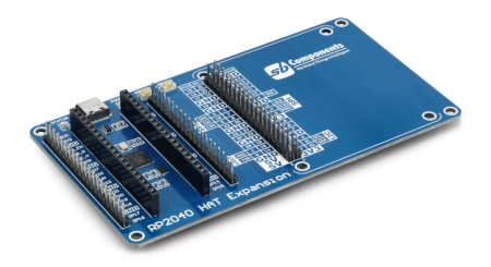 RP2040 HAT Expansion - ekspander wyprowadzeń Raspberry Pi - Pi HAT oraz Pico HAT - SB Components SKU24766