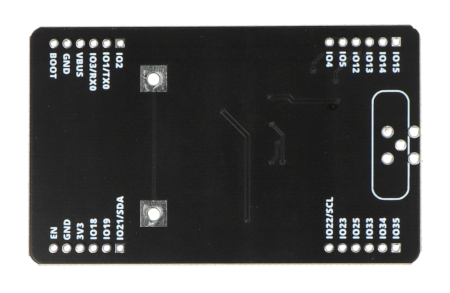 Czarna nakładka GPS do micromis base v1 leży odwrócona na białym tle.