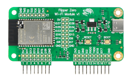 Moduł oparty został o popularny układ ESP32-S2