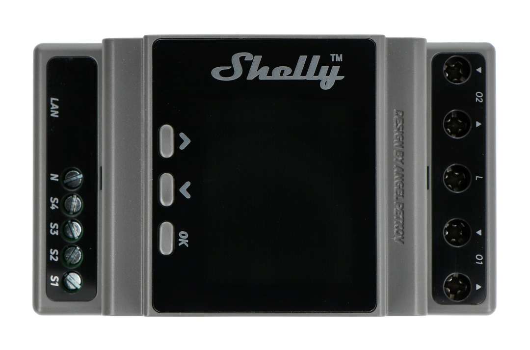 Shelly Plus 2PM - 2-kanałowy Rolety, Światło WiFi