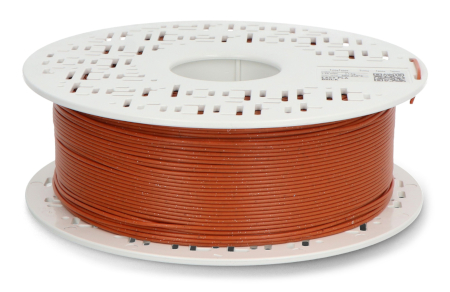 Filament o średnicy 1,75 mm w kolorze ceglastym