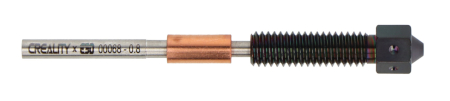 Dysza 0,8 mm Genuine E3D Obxidian High Flow do drukarek 3D Creality z serii K1 - filament 1,75 mm - stal hartowana + E3DLC