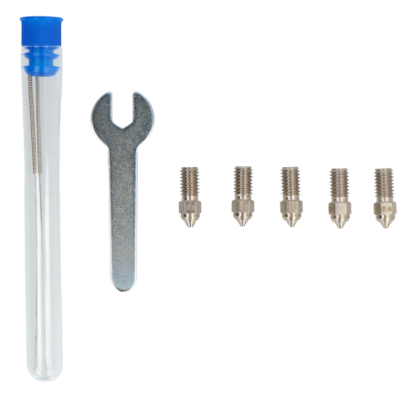 Zestaw dysz 0,4 mm / 0,6 mm / 0,8 mm do drukarek 3D Elegoo Neptune 4 / 4 Pro - stal hartowana
