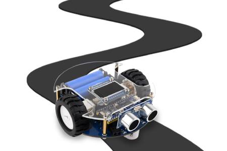 Pico2Go Mobile Robot - robot zdalnie sterowany - RP2350-Plus - Waveshare 31698