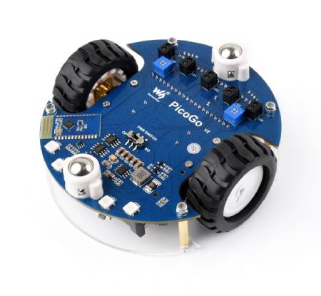 Pico2Go Mobile Robot - robot zdalnie sterowany - RP2350-Plus - Waveshare 31698