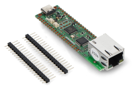 W6300-EVB-Pico - płytka z mikrokontrolerem RP2040 i Ethernet - WIZnet