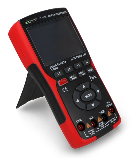 Miernik uniwersalny z oscyloskopem cyfrowym i generatorem 50MHz - ZOYI ZT-703S
