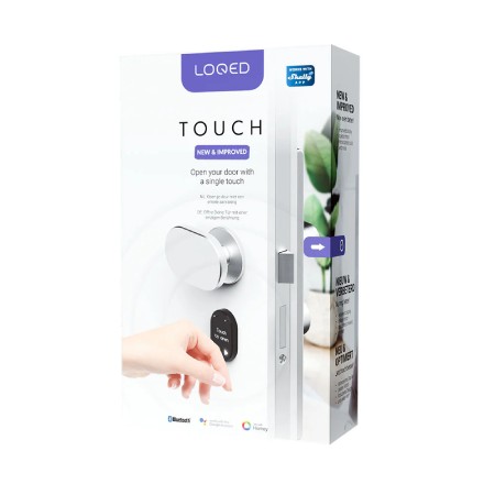Shelly LOQED Smart Lock - inteligentny zamek do drzwi WiFi / Bluetooth - aplikacja Android / iOS - srebrny