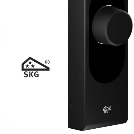 Shelly LOQED Smart Lock - inteligentny zamek do drzwi WiFi / Bluetooth - aplikacja Android / iOS - czarny